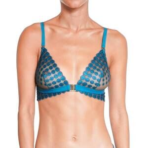 NEW HUIT deco dots bralette in turquoise